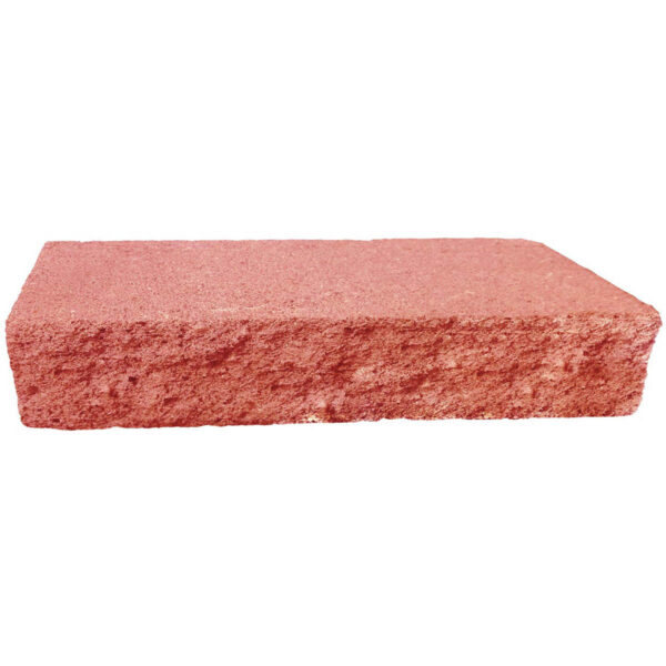 Кирпич декоративный колотый (390х90х90) розовый