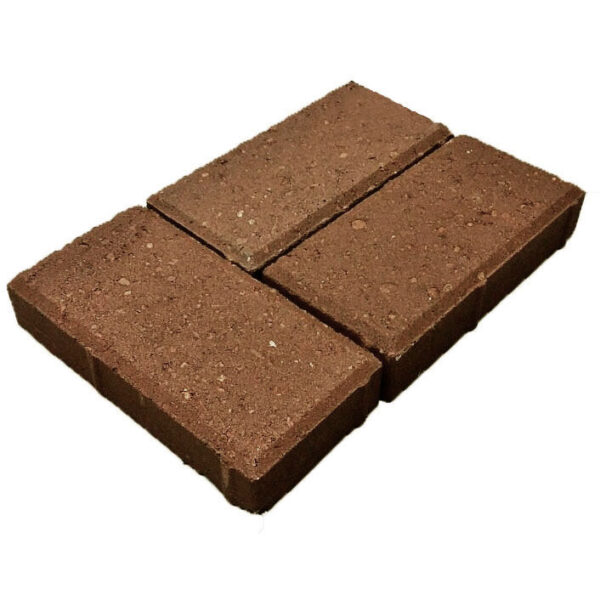 Брусчатка «Кирпич» 200x100x60 (2,6 кг.) корица