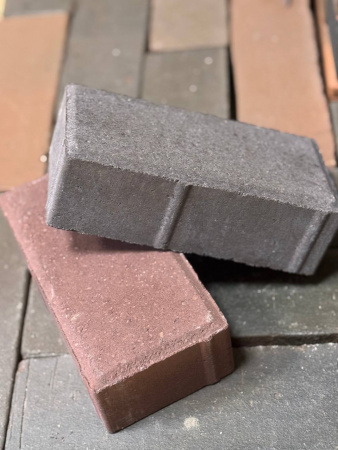 Брусчатка «Кирпич» 200x100x80 (3,68 кг.) шоколадная