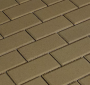 Брусчатка «Кирпич» 200x100x80 (3,68 кг.) олива