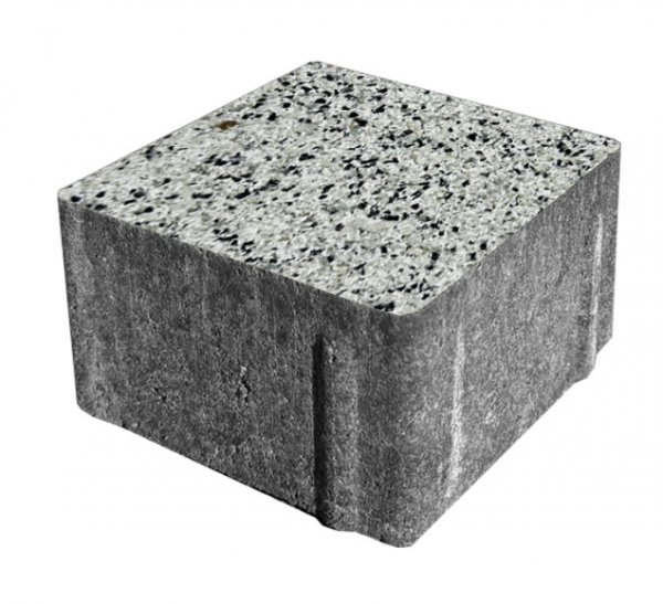 Брусчатка «Квадрат-III» (300x300x80 мм) серия Премиум Гранит Дуэт