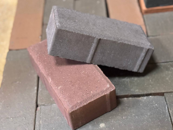 Брусчатка «Кирпич» 200x100x40 (1,73 кг.) шоколадная