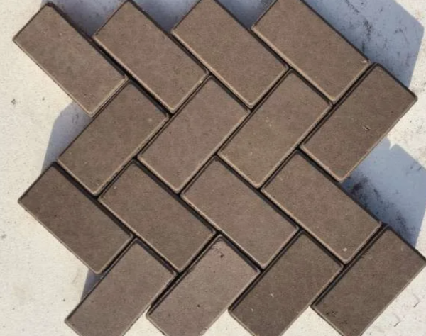 Брусчатка «Кирпич» 200x100x40 (1,73 кг.) шоколадная