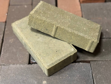 Брусчатка «Кирпич» 200x100x60 (2,6 кг.) олива